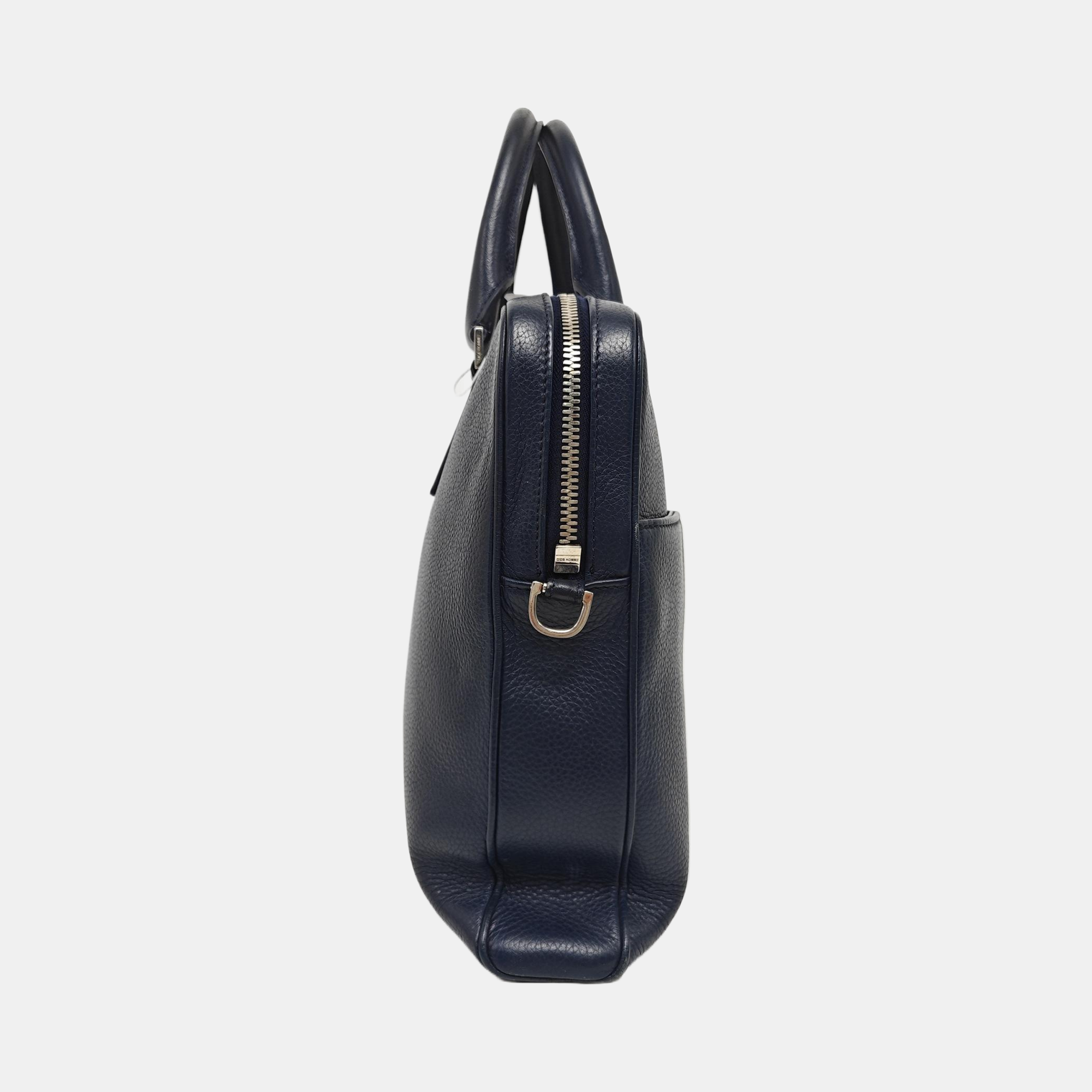 Calfskin Shoulder Bag Blue