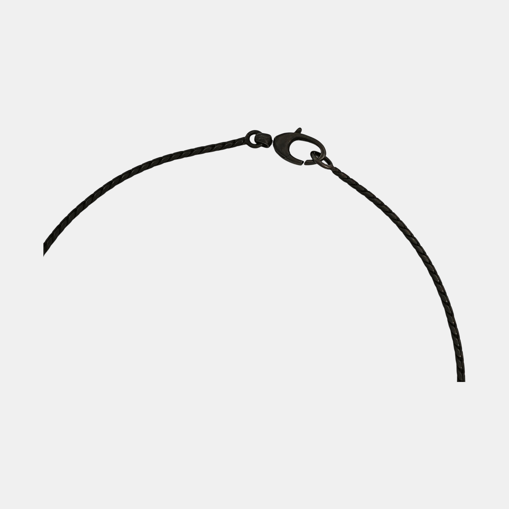 925 Sterling Silver Black Necklace
