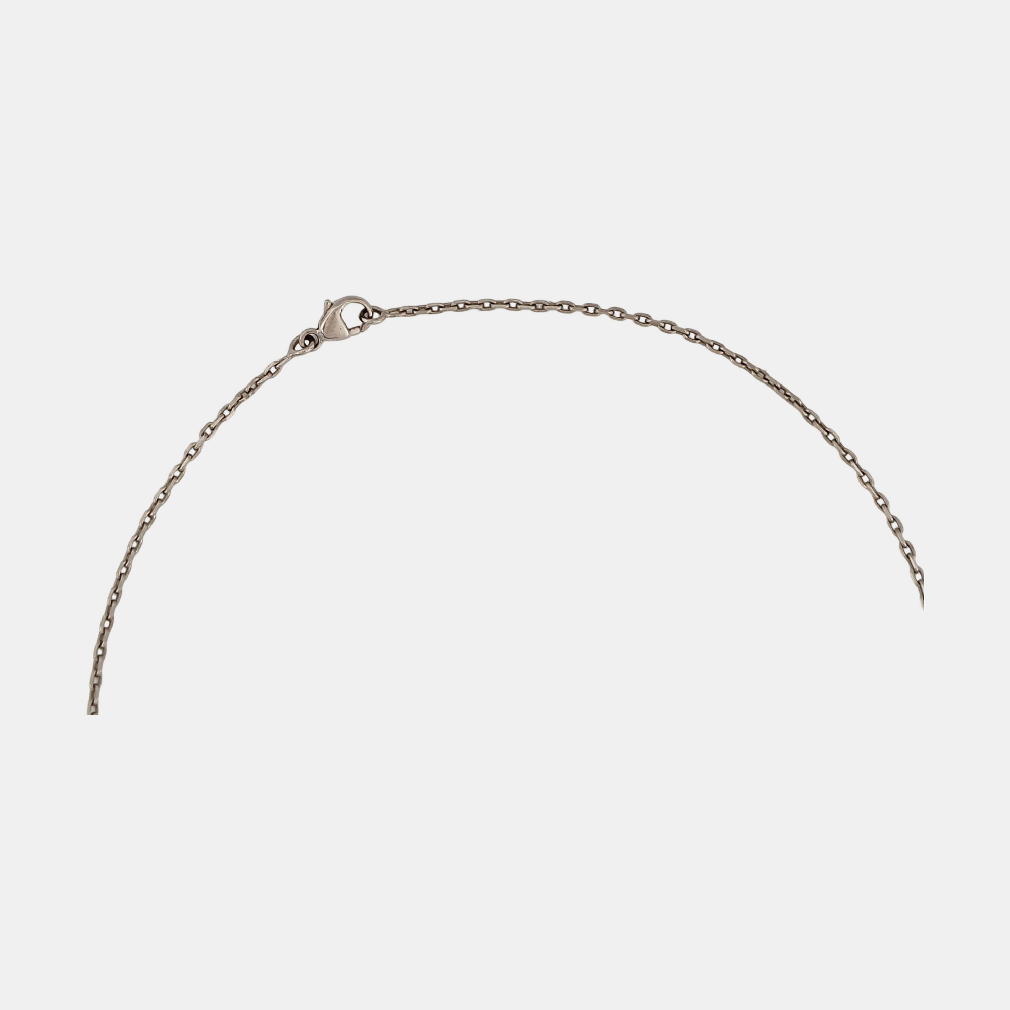 Pop H Metal Silver Necklace