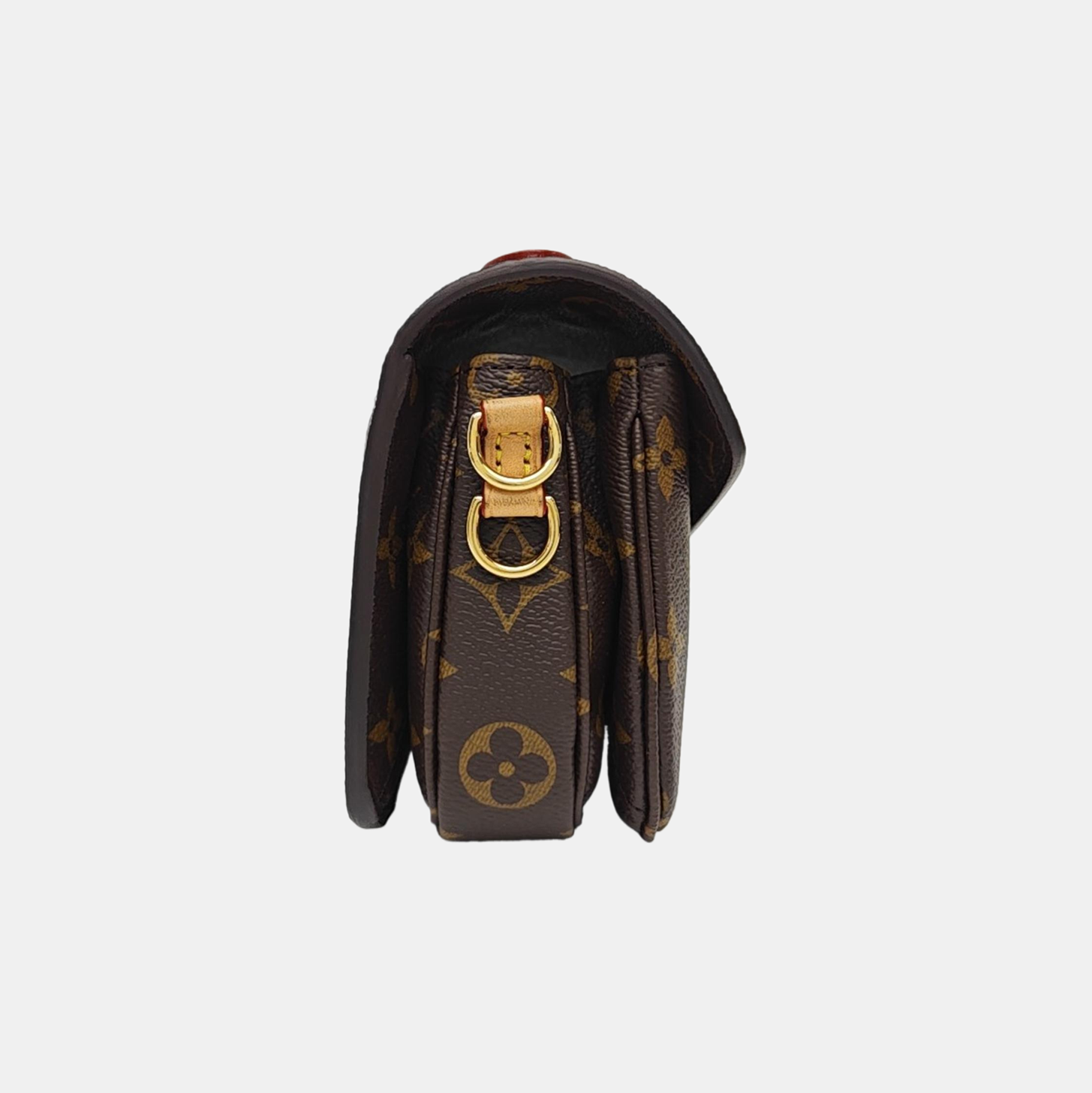 MÉTIS EAST WEST Monogram Coated Canvas Brown