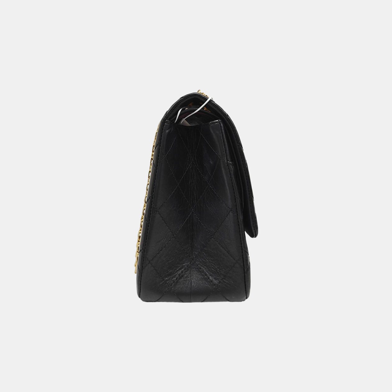 2.55 Maxi Quilted Calfskin Black