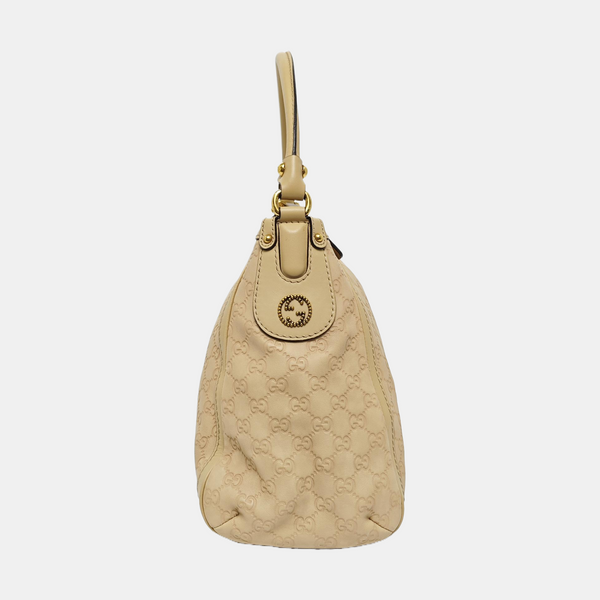 Monogram Calfskin Beige