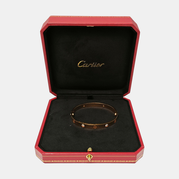 LOVE 18k Rose Gold Bangle