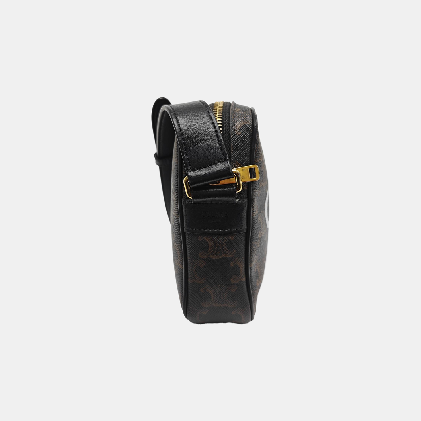 TRIOMPHE Medium Coated Canvas Black