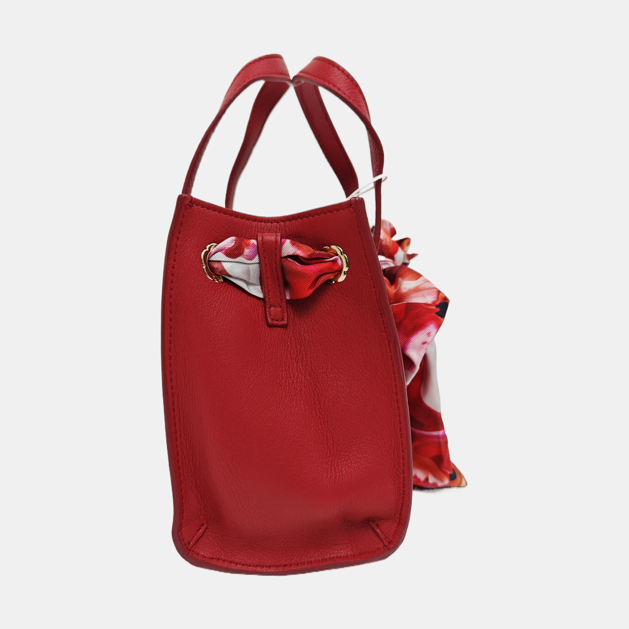 Calfskin Tote Bag Red