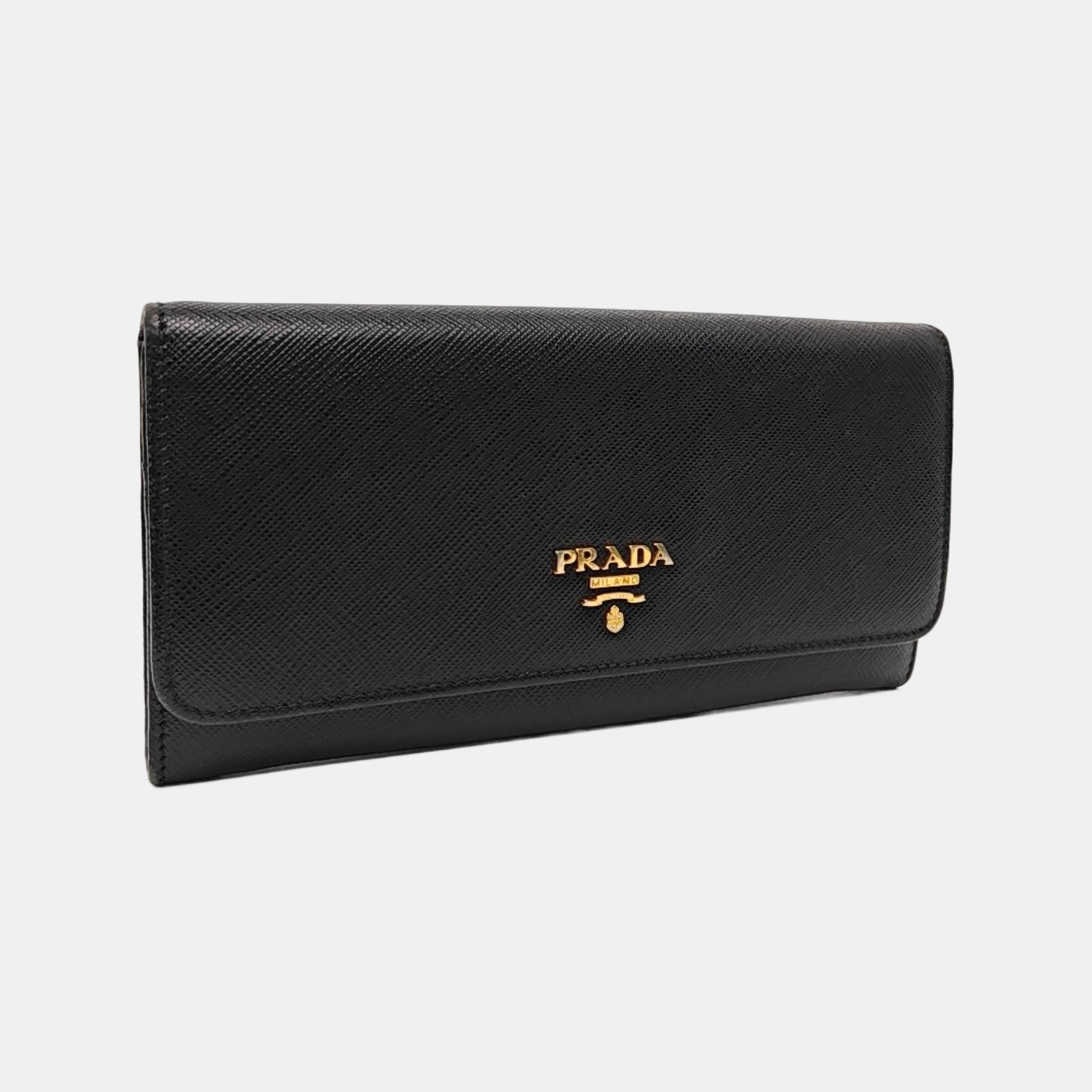 Fold Wallet Calfskin Black Wallet