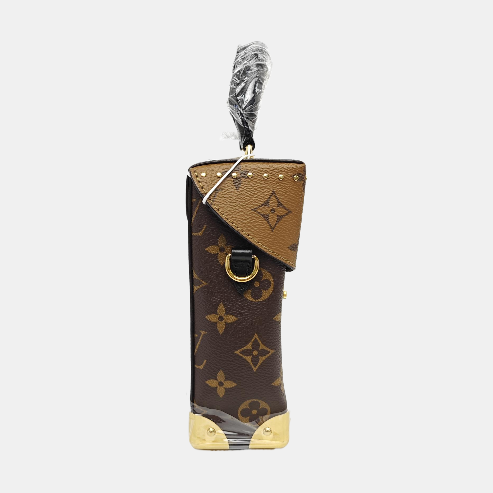 CAMERA BOX Monogram Coated Canvas Brown