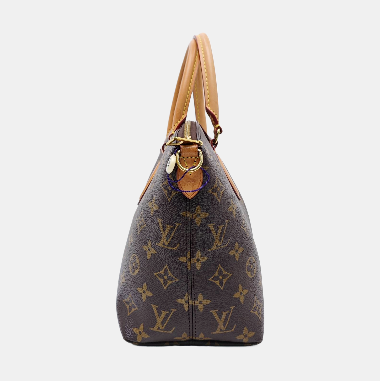 BOETIE PM Monogram Coated Canvas Brown