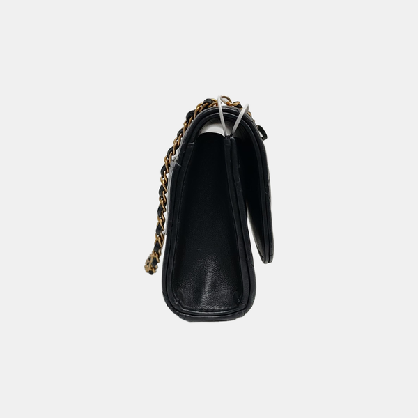 WOC Quilted Lambskin Black