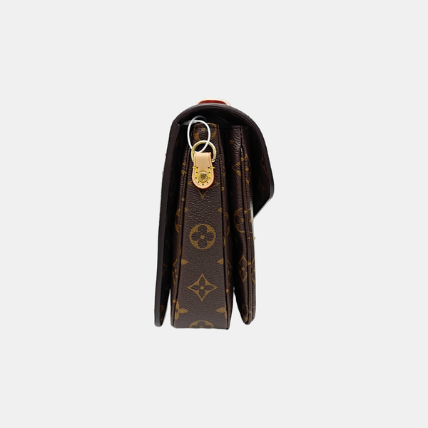 MÉTIS MM Monogram Coated Canvas Brown