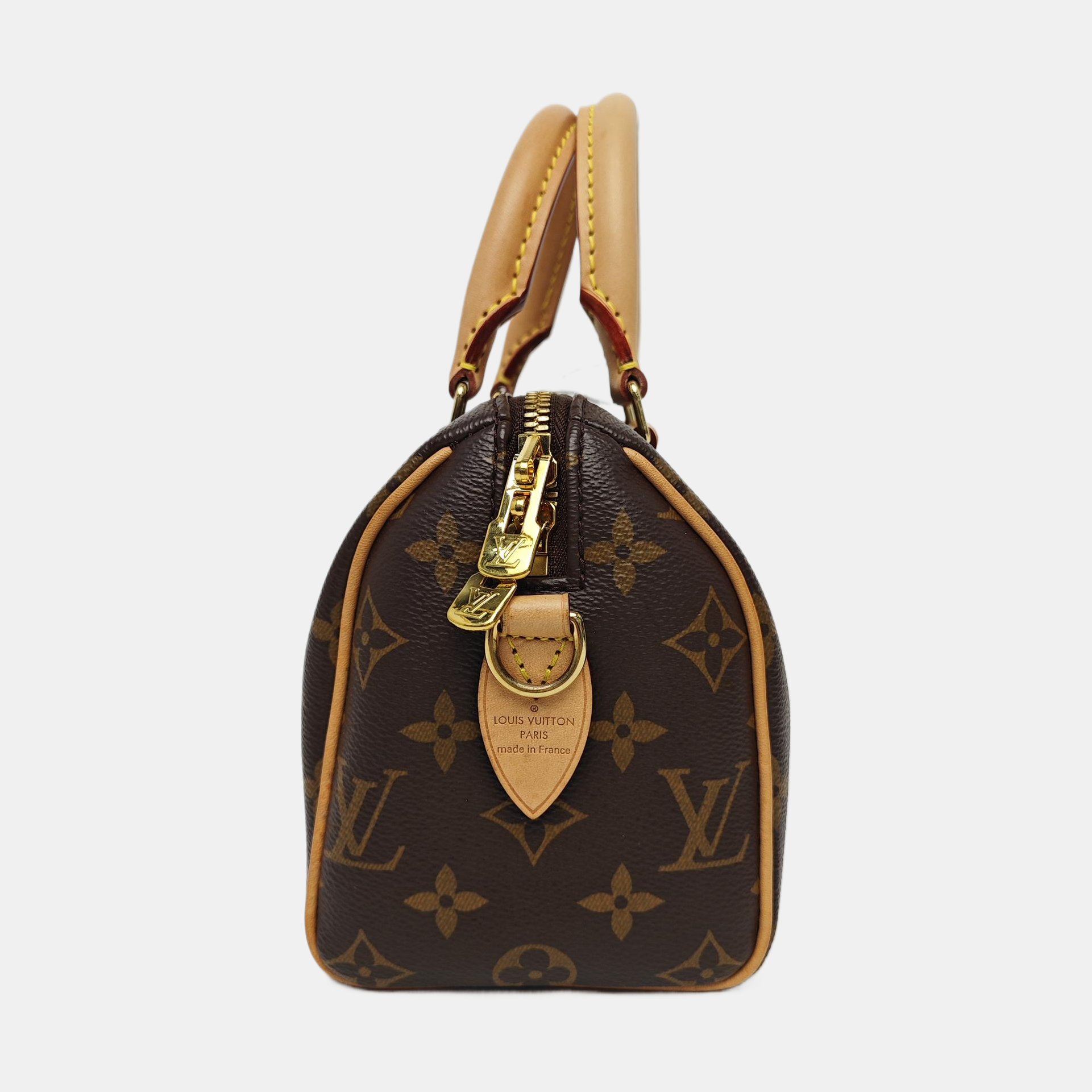 SPEEDY 20 Monogram Coated Canvas Brown