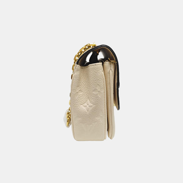 MARCEAU Monogram Calfskin White