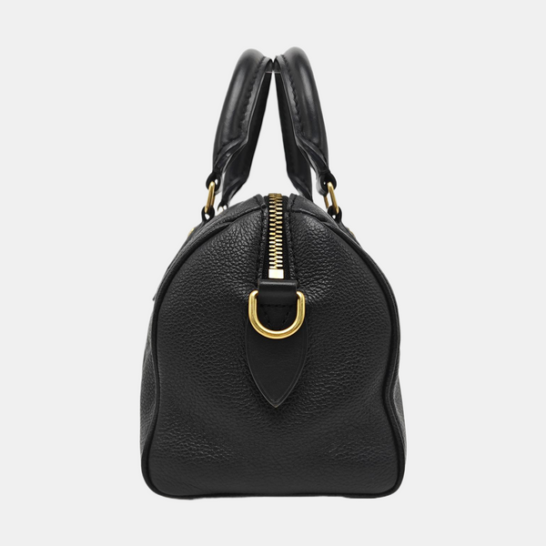 SPEEDY 20 Monogram Calfskin Black
