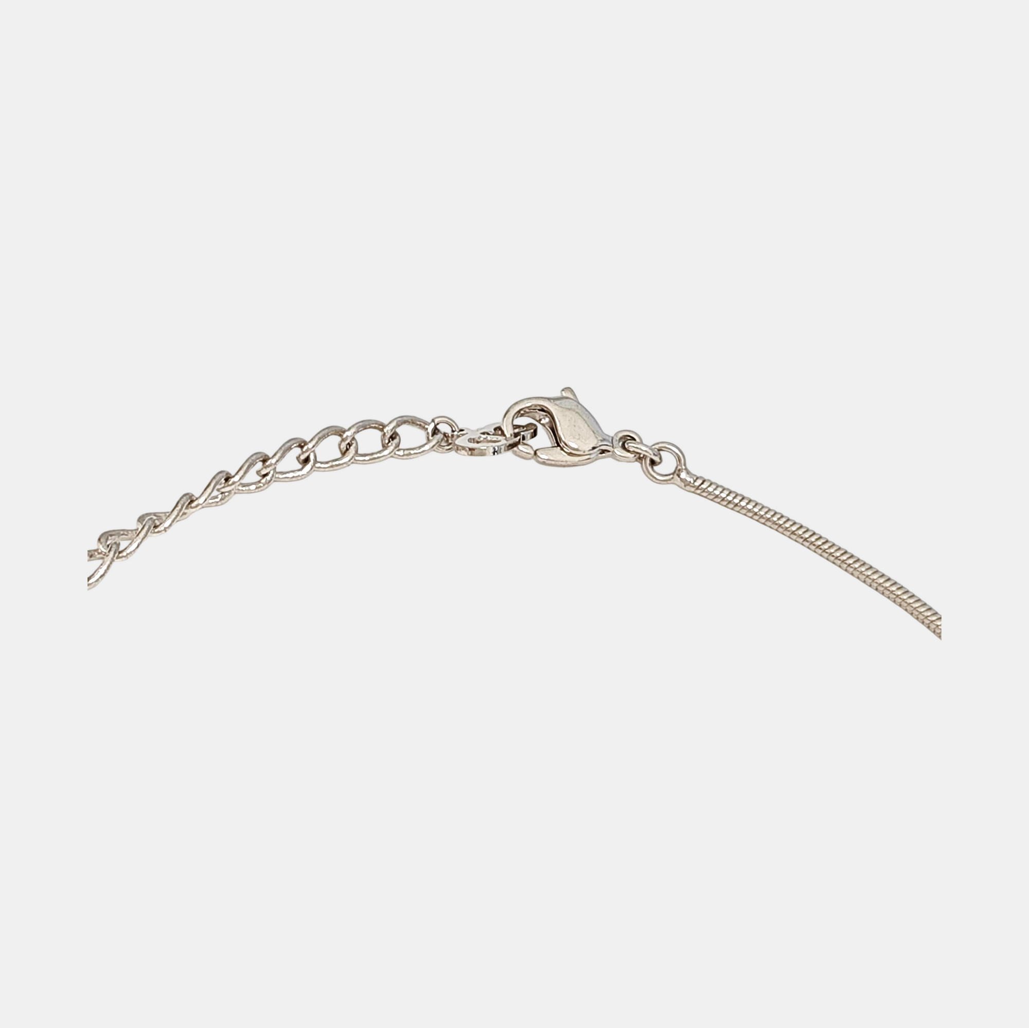 CD Swing Metal Silver Necklace