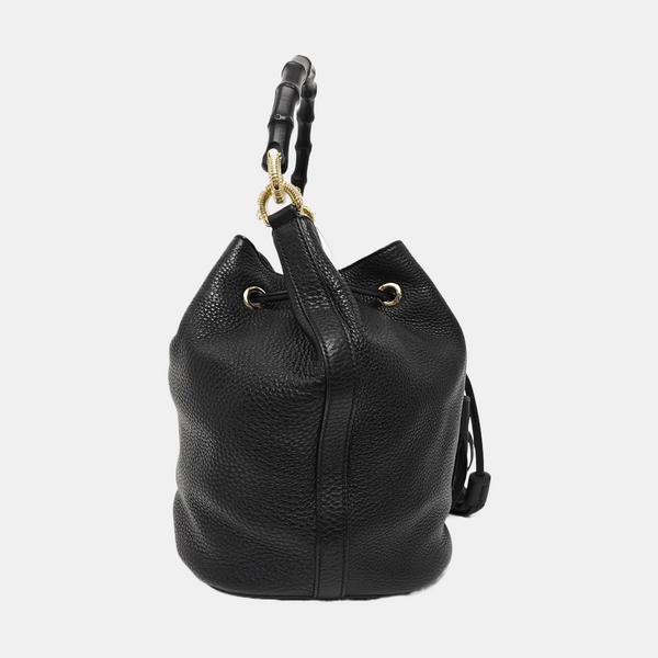 Calfskin Bucket Bag Black