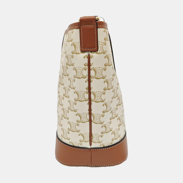 TRIOMPHE CANVAS Small Coated Canvas Beige