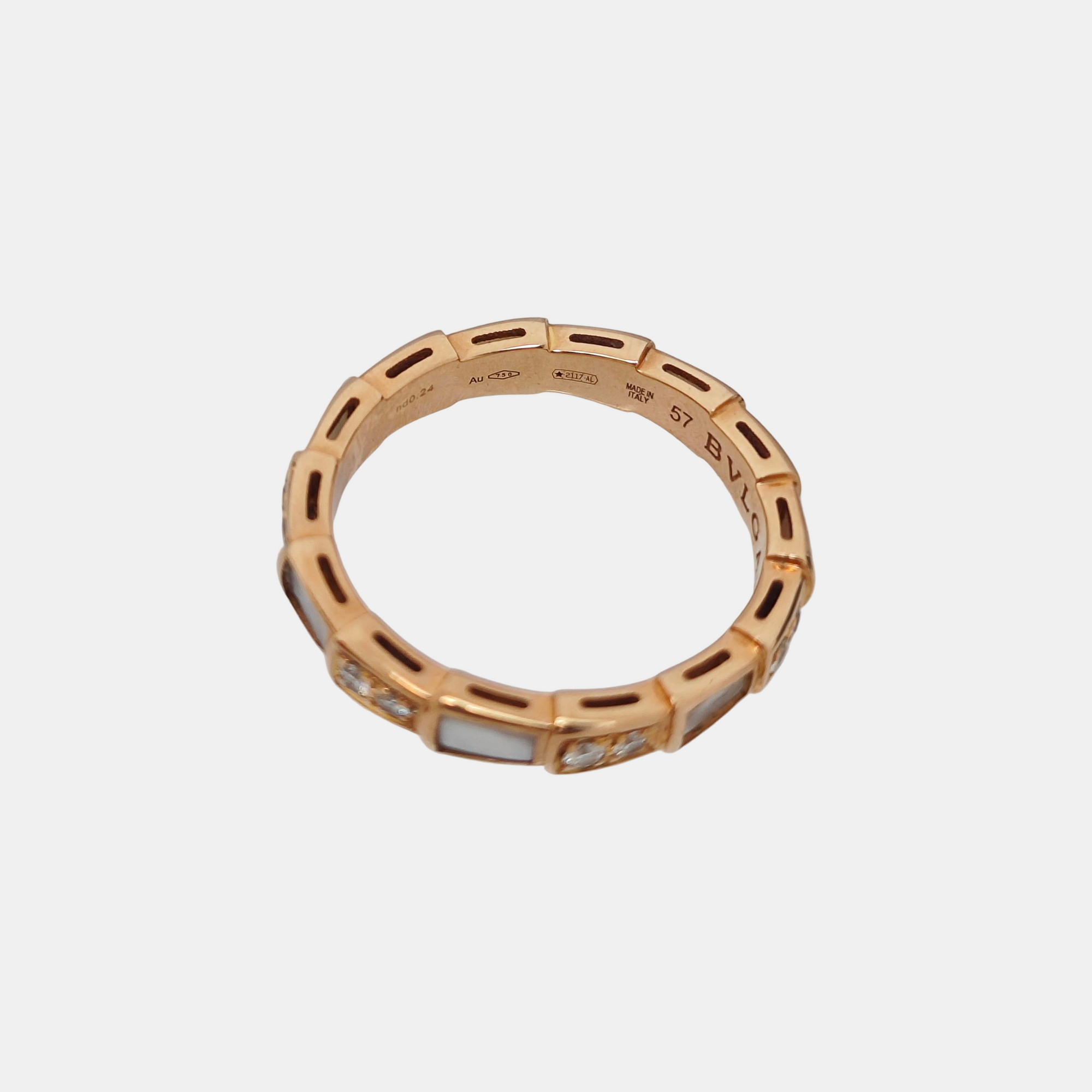 SERPENTI 18k Rose Gold Ring EU 57
