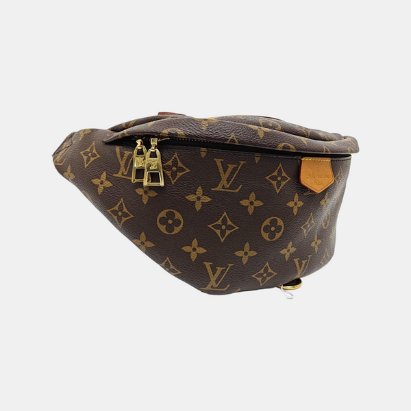 BUMBAG Monogram Coated Canvas Brown