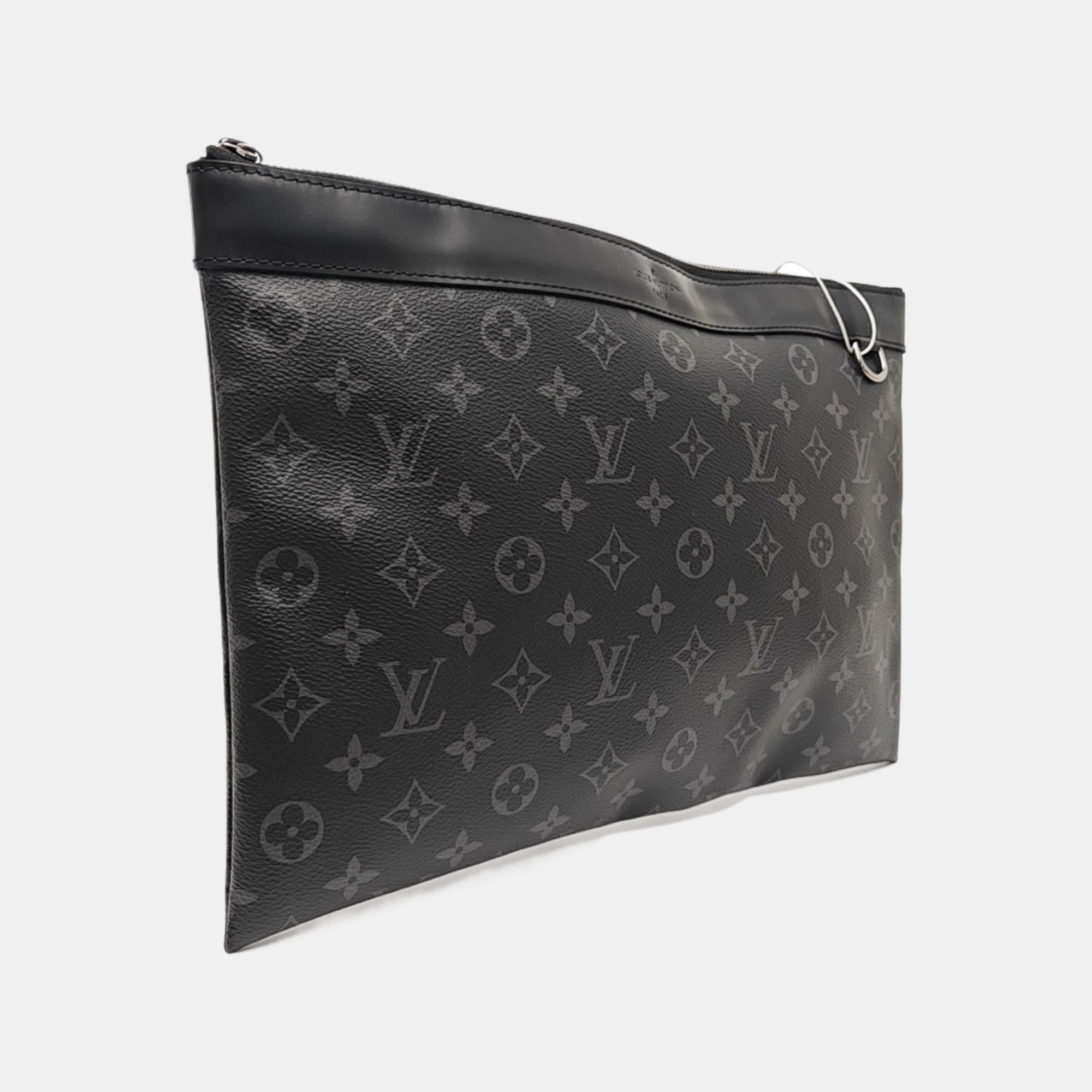DISCOVERY Monogram Coated Canvas Gray