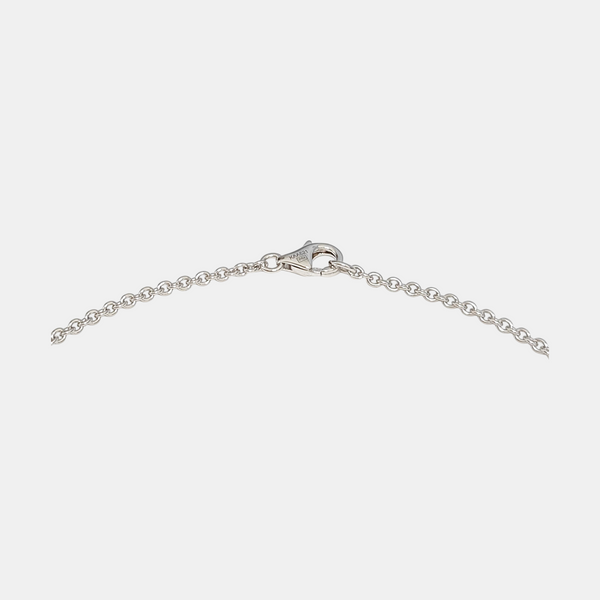 LOVE 18k White Gold Silver Necklace
