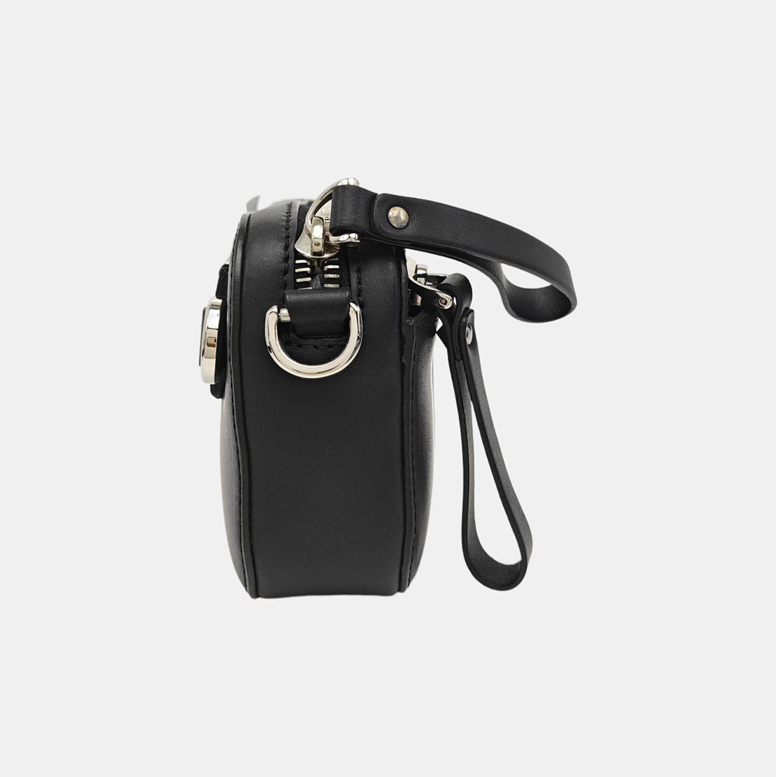 Vltn Small Calfskin Black