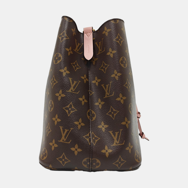 NÉONOÉ MM Monogram Coated Canvas Brown
