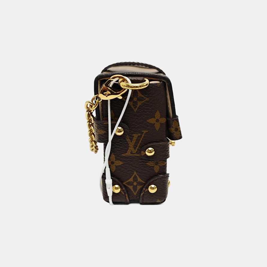 TRUNK Monogram Coated Canvas Brown
