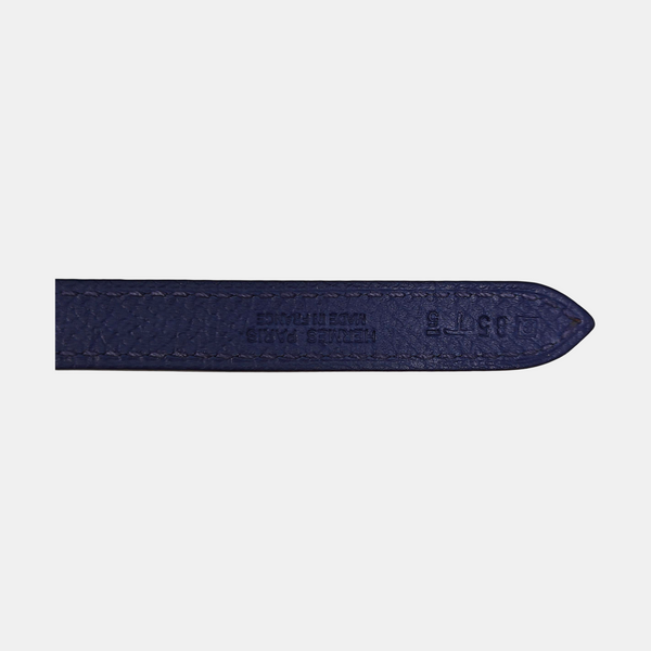 Leather Belt Blue