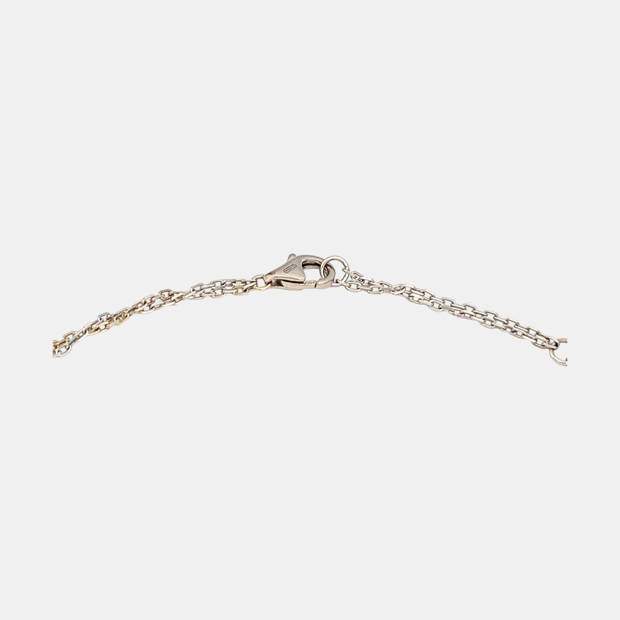 LOVE 18k White Gold Silver Necklace