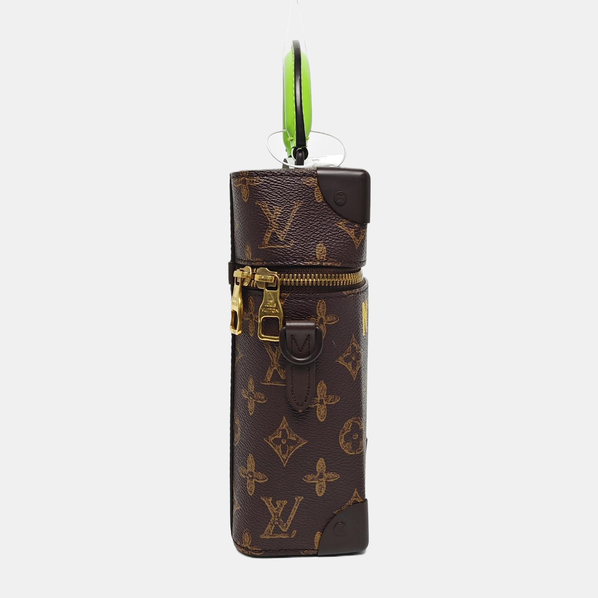 VERTICAL BOX TRUNK Monogram Coated Canvas Brown