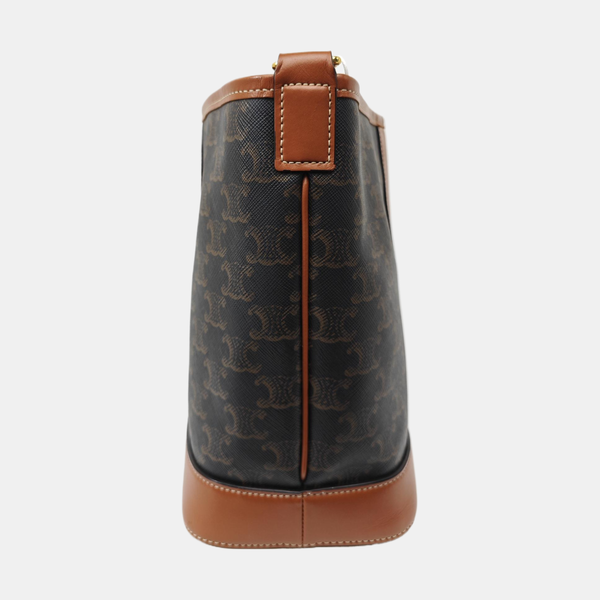 TRIOMPHE CANVAS Small Coated Canvas Brown