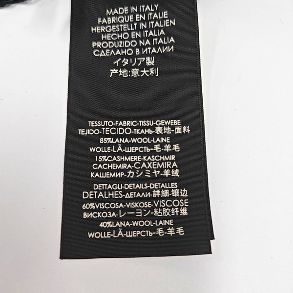 Wool Scarf Black