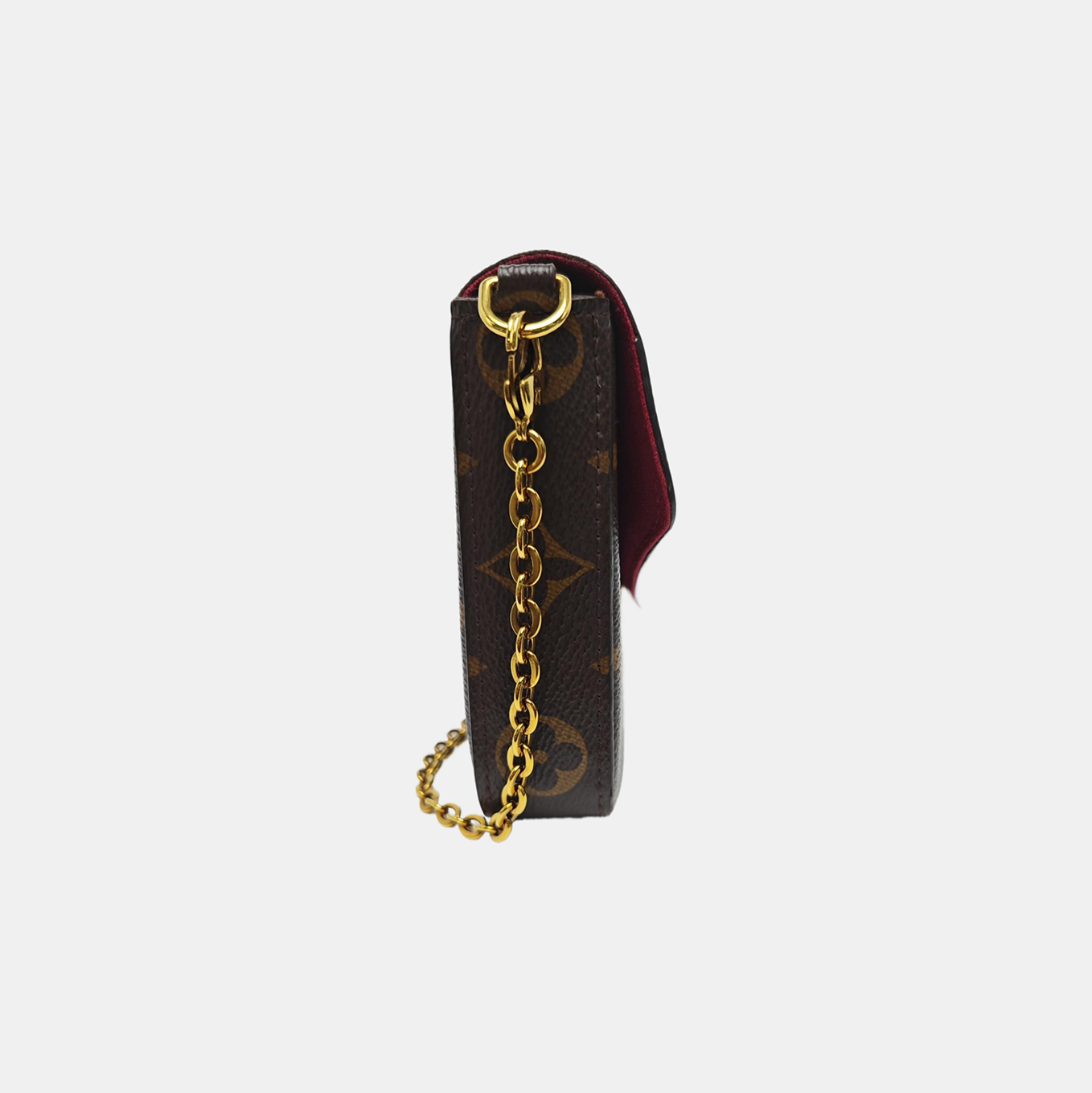 FÉLICIE Monogram Coated Canvas Brown