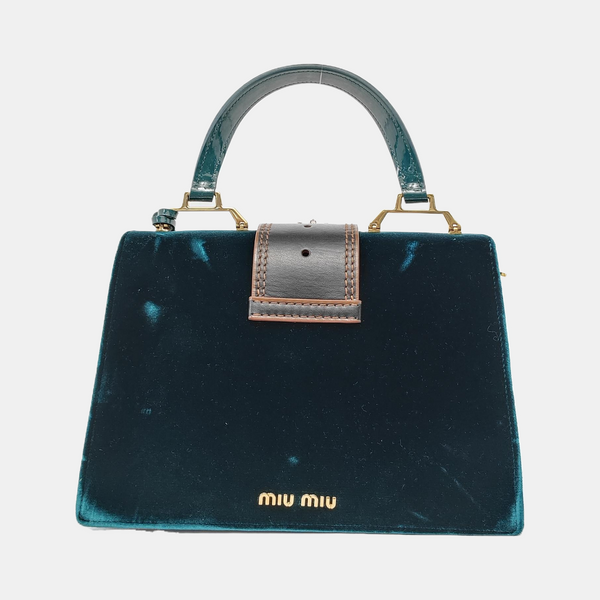 Miu Lady Velvet Green