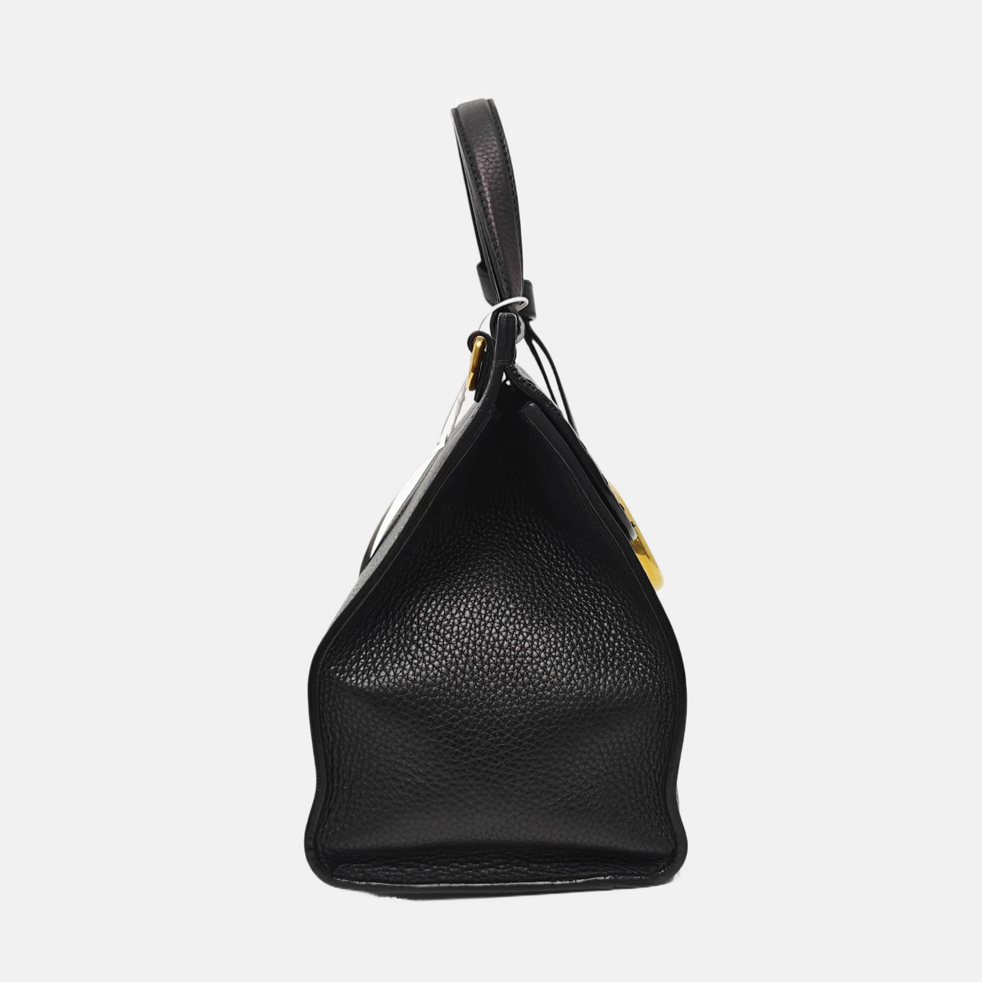 GG Marmont Top Handle Large Calfskin Black
