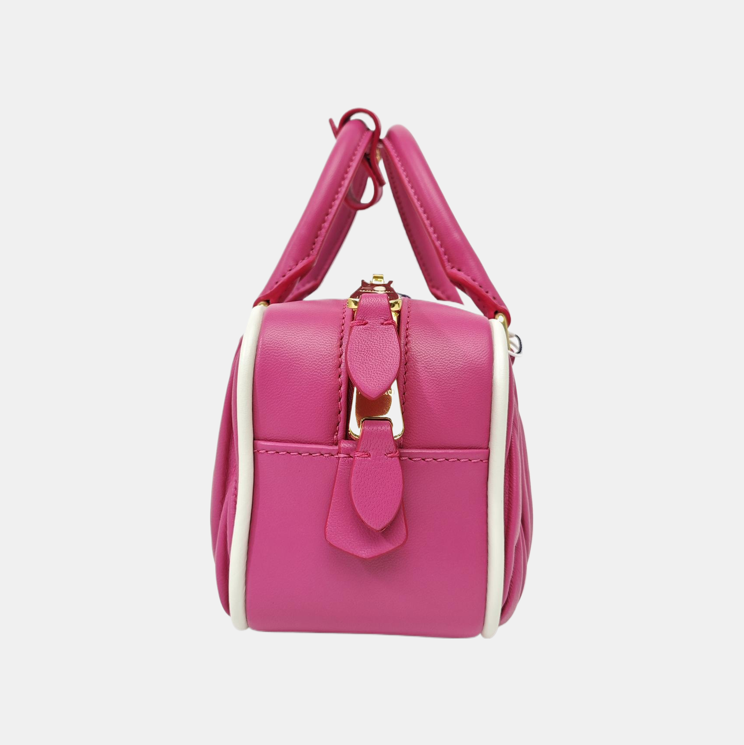 Arcadie Matelassé Small Quilted Lambskin Pink