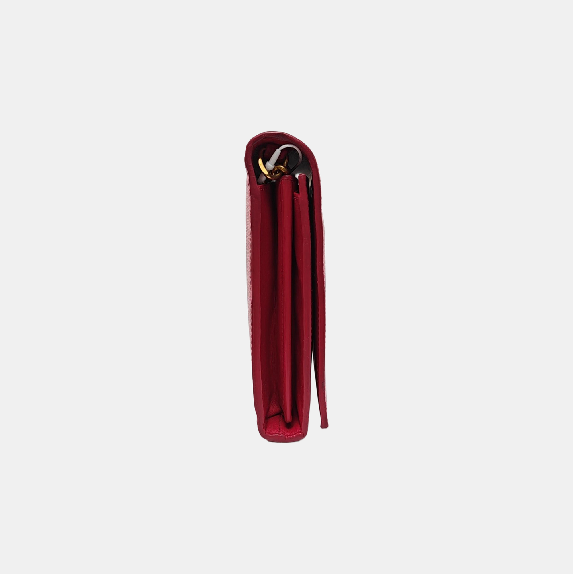 Calfskin Shoulder Bag Red