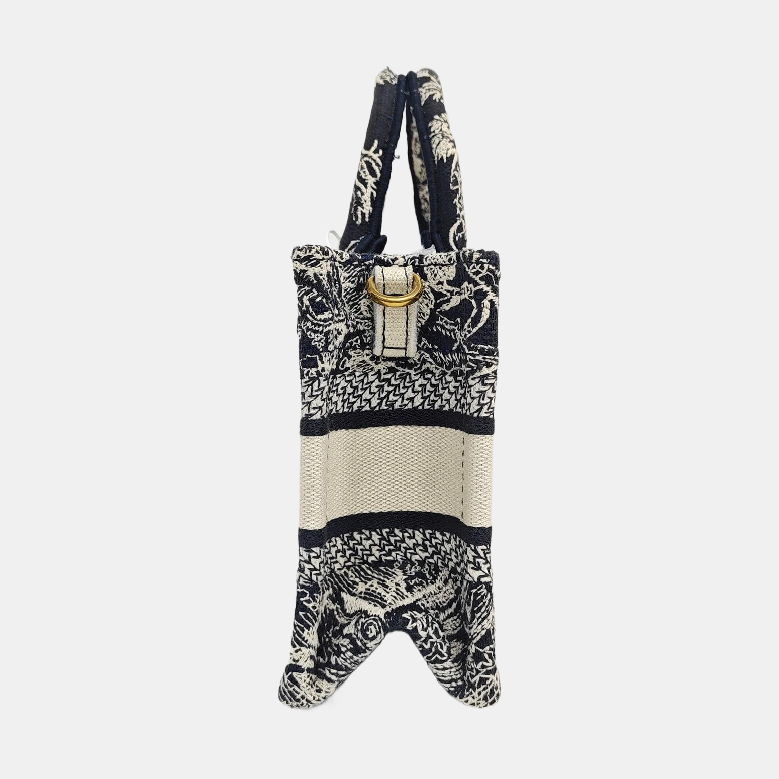 Book Tote Mini Fabric Blue
