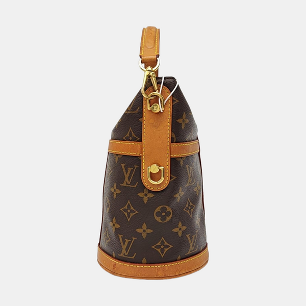 DUFFLE Monogram Coated Canvas Brown
