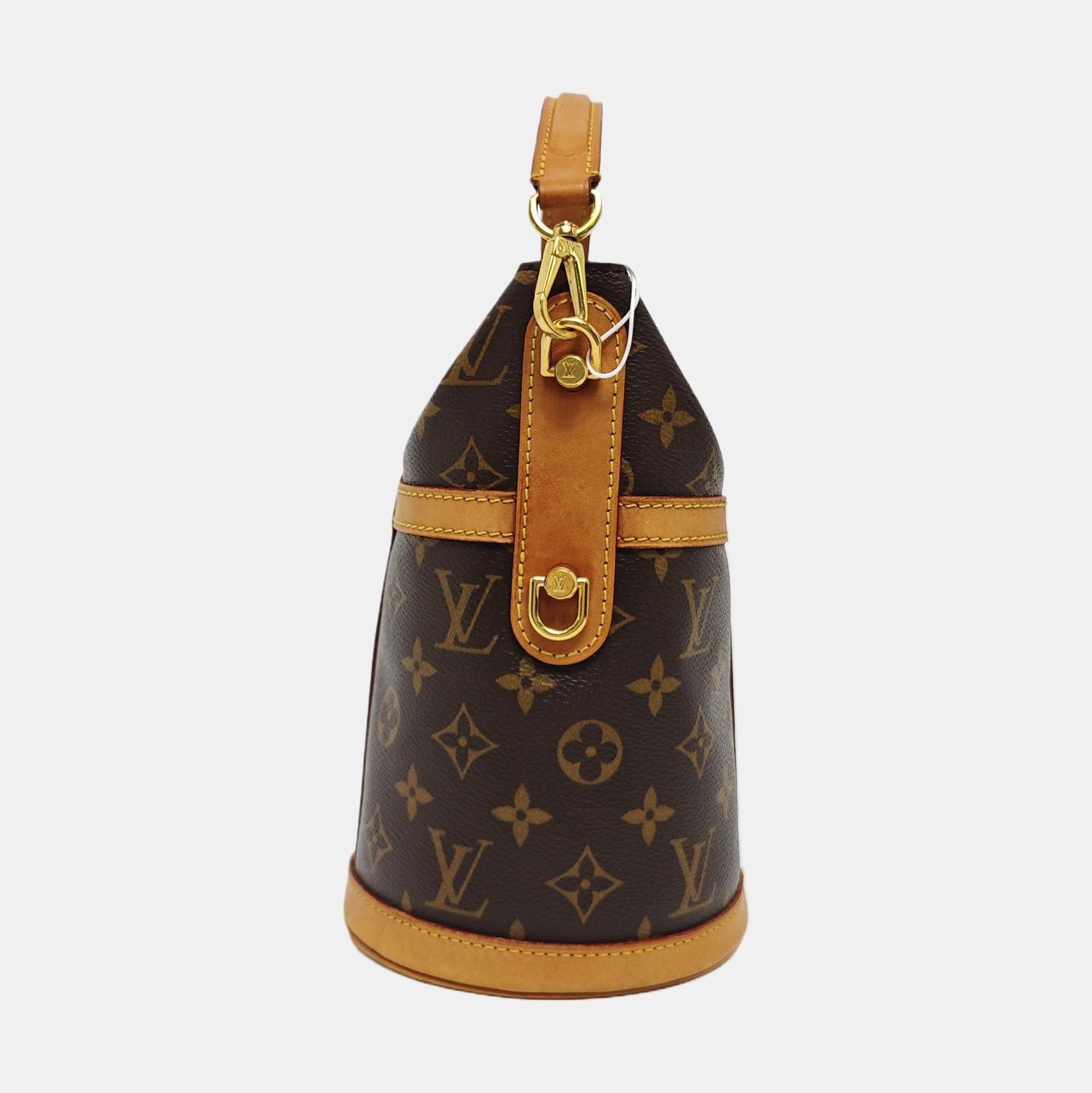 DUFFLE Monogram Coated Canvas Brown
