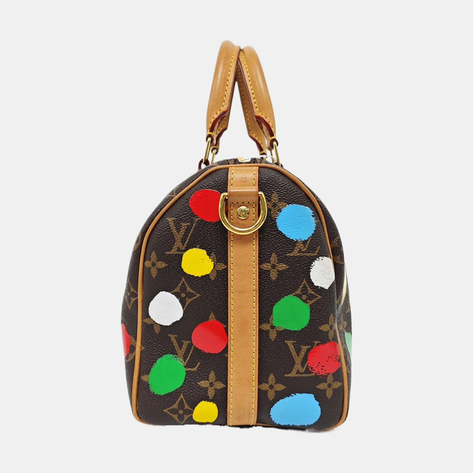 SPEEDY 25 Monogram Coated Canvas Brown