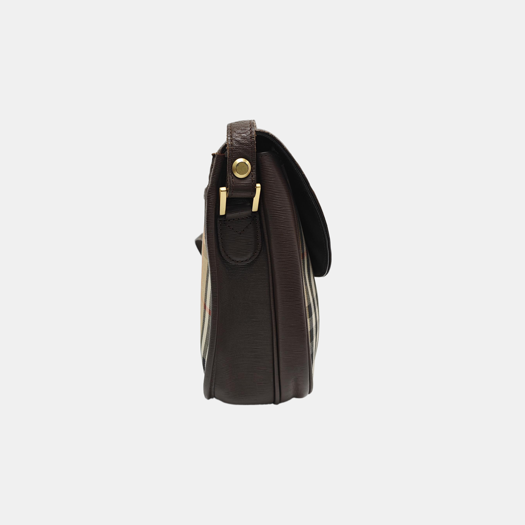 Canvas Crossbody Bag Brown