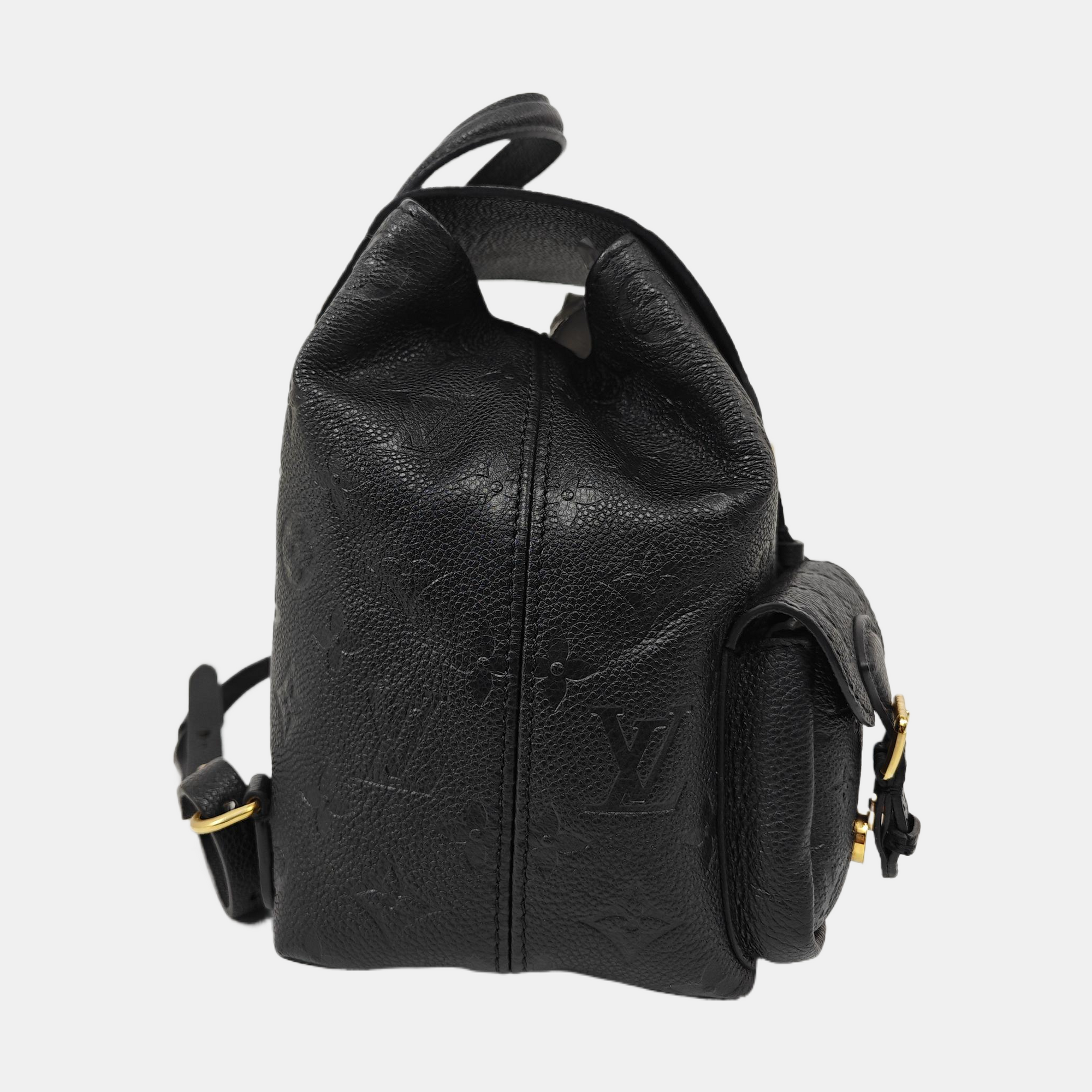 BACKUP Monogram Calfskin Black