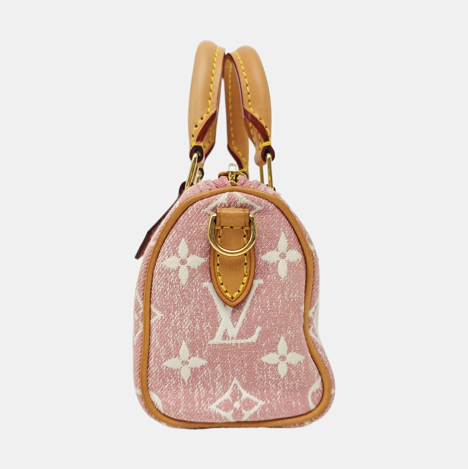 SPEEDY Nano Monogram Denim Pink
