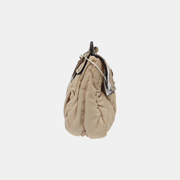 Canvas Shoulder Bag Beige