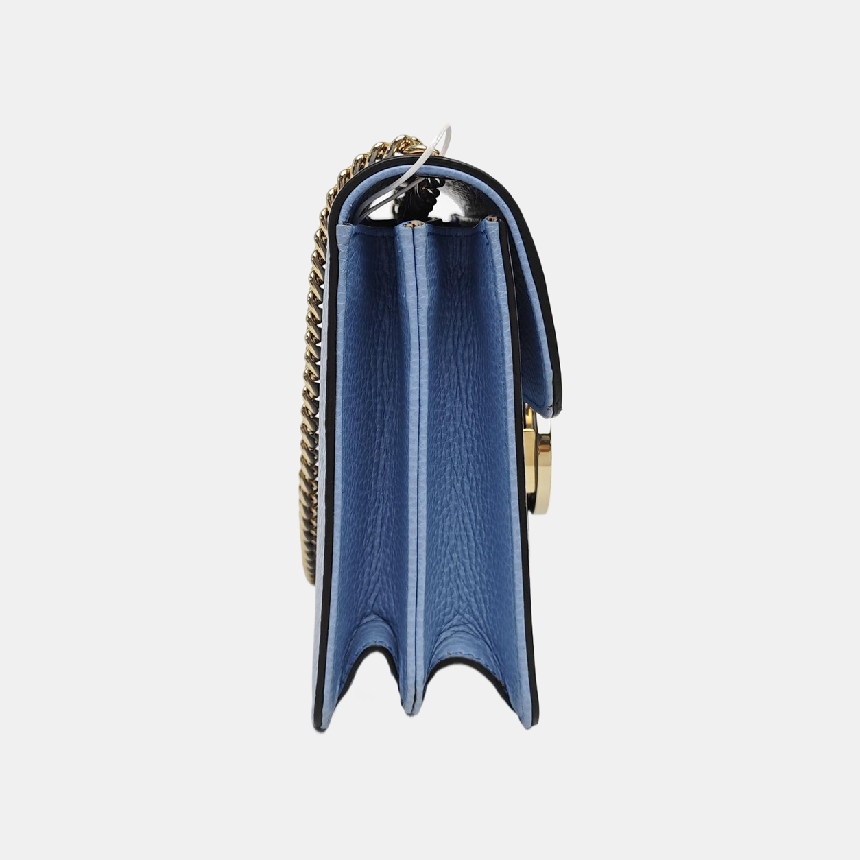 Interlocking G Small Calfskin Blue