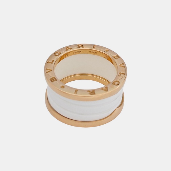B.ZERO1 18k Rose Gold Ring EU 55