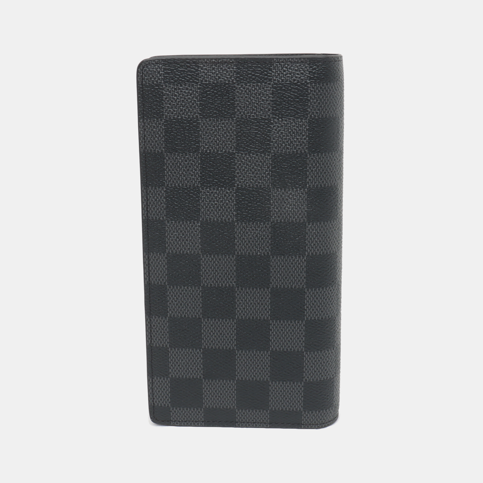 BRAZZA Damier Graphite Coated Canvas Black Wallet