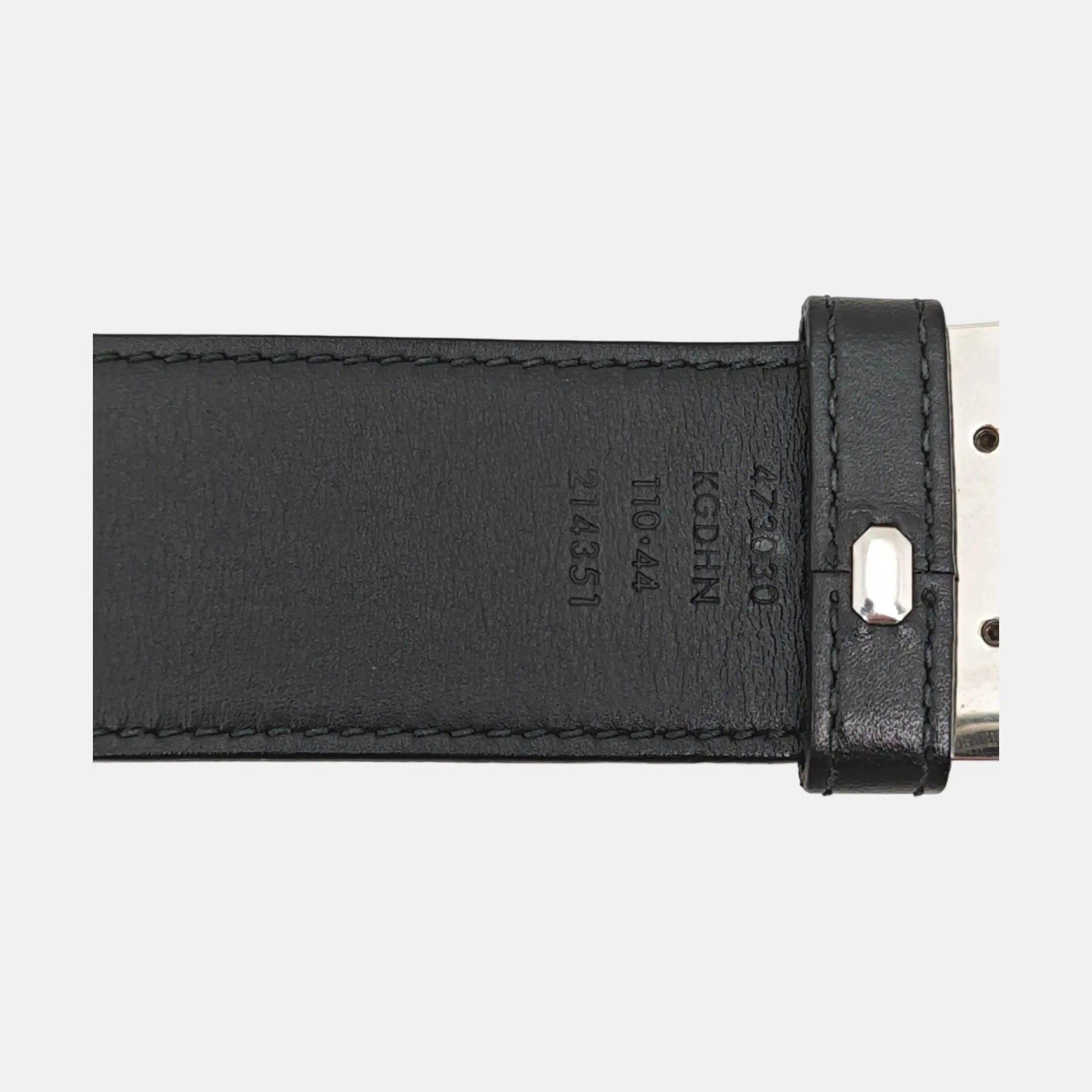 Coated Canvas Belt Brown