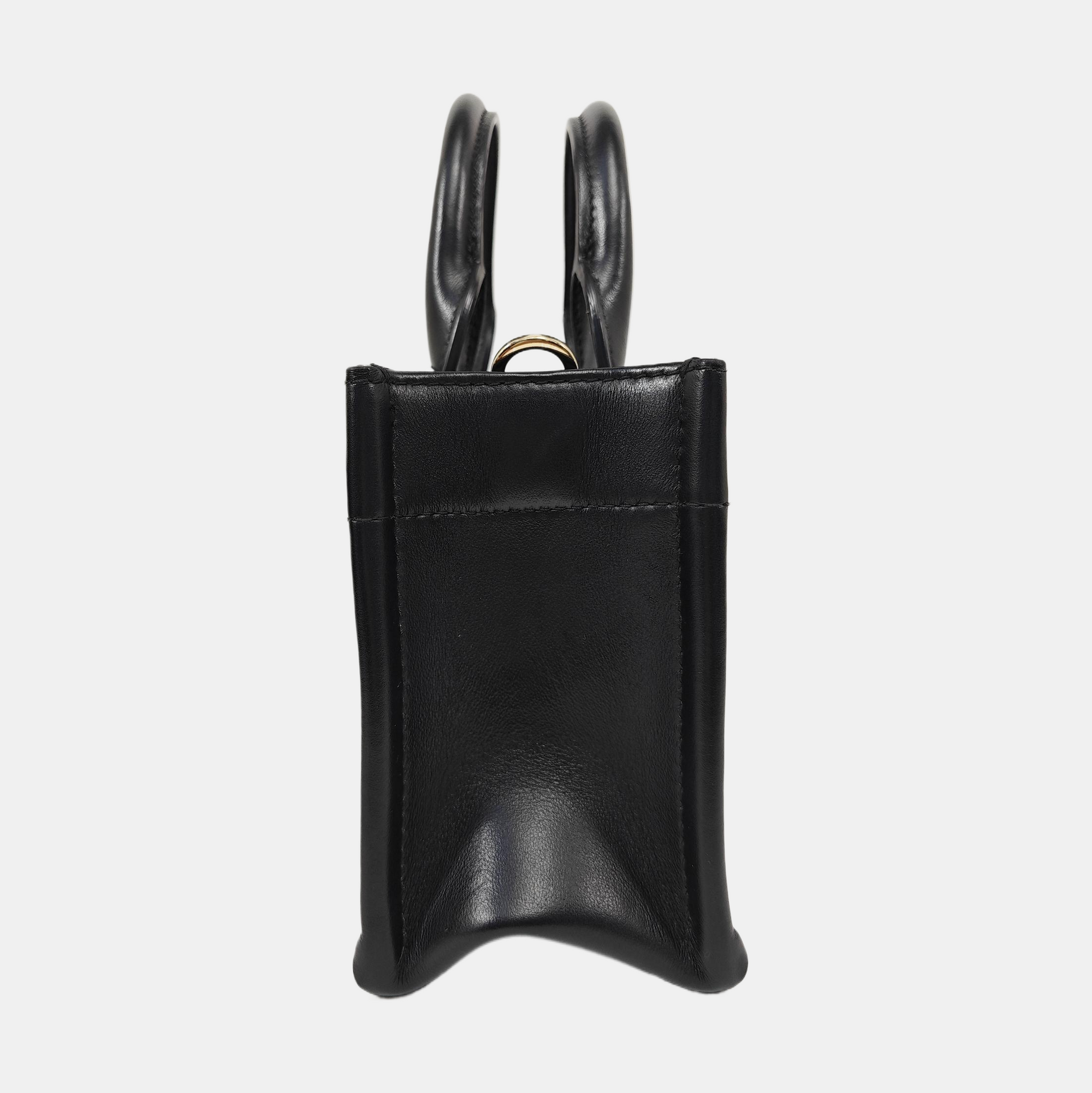 Lady D-Joy Mini Cannage Calfskin Black